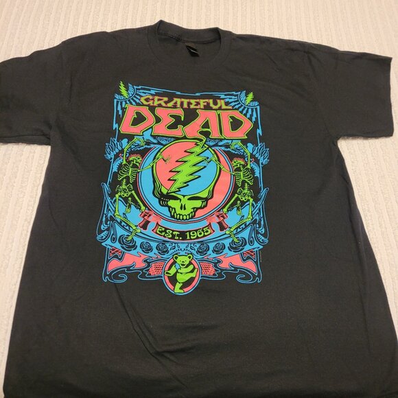 NWOT 2018 Grateful Dead Classic Rock Music Official Graphic Tee Shirt Size L - Picture 1 of 9